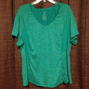 Danskin now v-neck athletic top size 3X